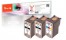 319166 - Peach Multi Pack Plus, compatible with Canon PG-40BK*2, CL-41C, 0615B036