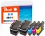 320065 - Pack combinado Plus de Peach compatible con Brother LC-12E